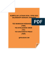 Contoh Soal CPNS 2023