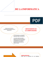 Historia de La Imformatica