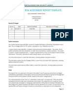 Risk Assessment Report Template