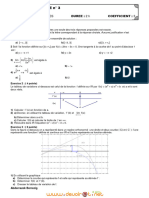 Devoir de Contrôle N°3 - Math - Bac Technique (2010-2011) MR Abderrazek Berrezig