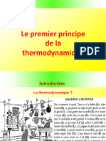 Cours 2 Premier Principe de La Thermodynamique 2022