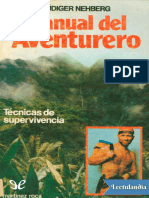 Manual Del Aventurero - Rudiger Nehberg