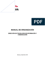 Manual de Organización DTIC