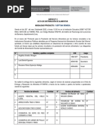 Anexo 2 Acta de Distribución de Alimentos - 3ERA REMESA