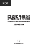 C33 Economic Problems in The USSR 1st Printing