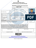 Admit Card