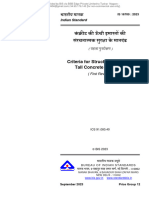 Criteria For Structural Safety of Tall Concrete Buildings: Indian Standard