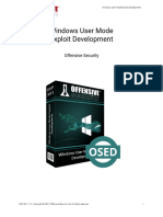 EXP-301 - Windows User Mode Exploit Development (OSED) 2022 - Offensive Security - 2022 - Anna's Archive