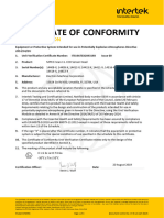 Electron Machine ATEX EU Type Examination Certificate