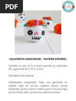 CALAVERITA AMIGURUMI - Esp