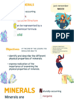 Q1.lesson 3. Minerals Physical Properties