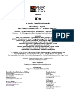 Ida Award Press Notes 2014