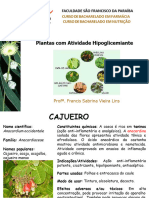 Plantas Hipoglicemiantes