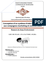 Rapport Final Conception D'un Système D'aide À La Décision Aux Compagne Marketing Et Commerciale