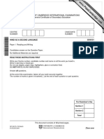 University of Cambridge International Examinations International General Certificate of Secondary Education