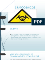 Residuos Patogenicos en El Ambito Hospitalario