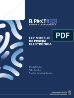 Ley Modelo de Prueba Electrónica