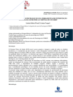 Refletindo Sobre o Psicólogo No Sus - Ferramentas de Intervenção em Prol Da Saúde Física e Mental Do Usuário1