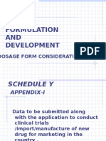 Formulation and Development