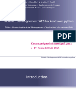 Développement WEB Avec Python V1