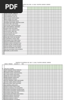 Registros de Asistencia 2023 Colorada Secundaria