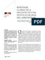 Repensar La Práctica Docente en Una Nueva Ecología Del Aprendizaje