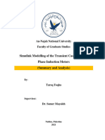 Simulink Modelling of The Transient Case