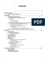 Family Law Outline Stein Fall 2011