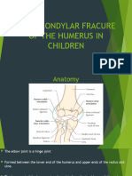 Supracondylar Fracture Humerus