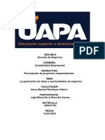 Tarea 2 Formulacion de Proyectos Emprendedores