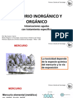 Mercurio Inorgánico y Orgánico