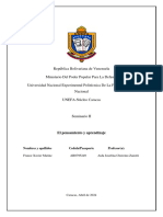 Ensayo Pensamiento y Aprendizaje - 011515