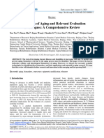 Biomarkers of Aging and Relevant Evaluation Techniques - A Comprehensive Review