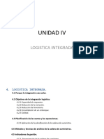 Unidad IV Logistica Integrada