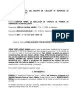 ASUMIR LA COMPETENCIA Y HACER ENTREGA - VERBAL DE RESOLUCIÓN DE CONTRATO - Dte Jose Luis Carvajal Jimenez - Ddo Virgilio Duque Rad - 08001 - 31 - 53 - 015 - 2019 - 00344 - 00