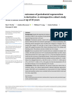 Long-Term Clinical Outcomes of Periodontal Regeneration With Enamel Matrix Derivative: A Retrospective Cohort Study With A Mean Follow-Up of 10 Years