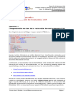 Tema 10 Ejercicios - Validación de Documentos. DTD