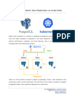 PostgreSQL Master Slave Replication On Kubernetes