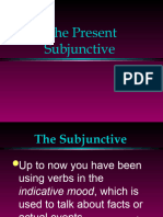 The Present Subjunctive