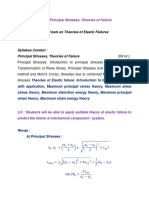 ENA Lect. Notes Unit 5 - 5.2 Numericals On Theories of Elastic Failures New