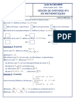 Devoir de Synthese N°1 3 Eco