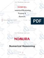 Nomura Numerical Reasoning A Answers