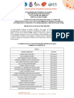 Resultado Da Homologacao Das Inscricoes 1