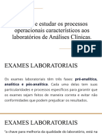 Laboratório - FASE ANALITICA