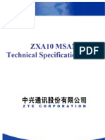 ZXA10 MSAN Technical Specification