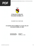 Enakmen Pentadbiran Agama Islam (Negeri Sembilan) 2003 Pages 1-50 - Flip PDF Download - Fliphtml5