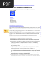 Desinstaller Completement Une Application - HTML