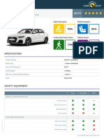 Euroncap 2019 Audi A1 Datasheet