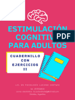 CUADERNILLO DE ESTIMULACIÓN COGNITIVA ADULTOS II - Lic. Luciana Hartwig