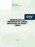 Cartilha de Orientações Ao Instrutor de - Libras